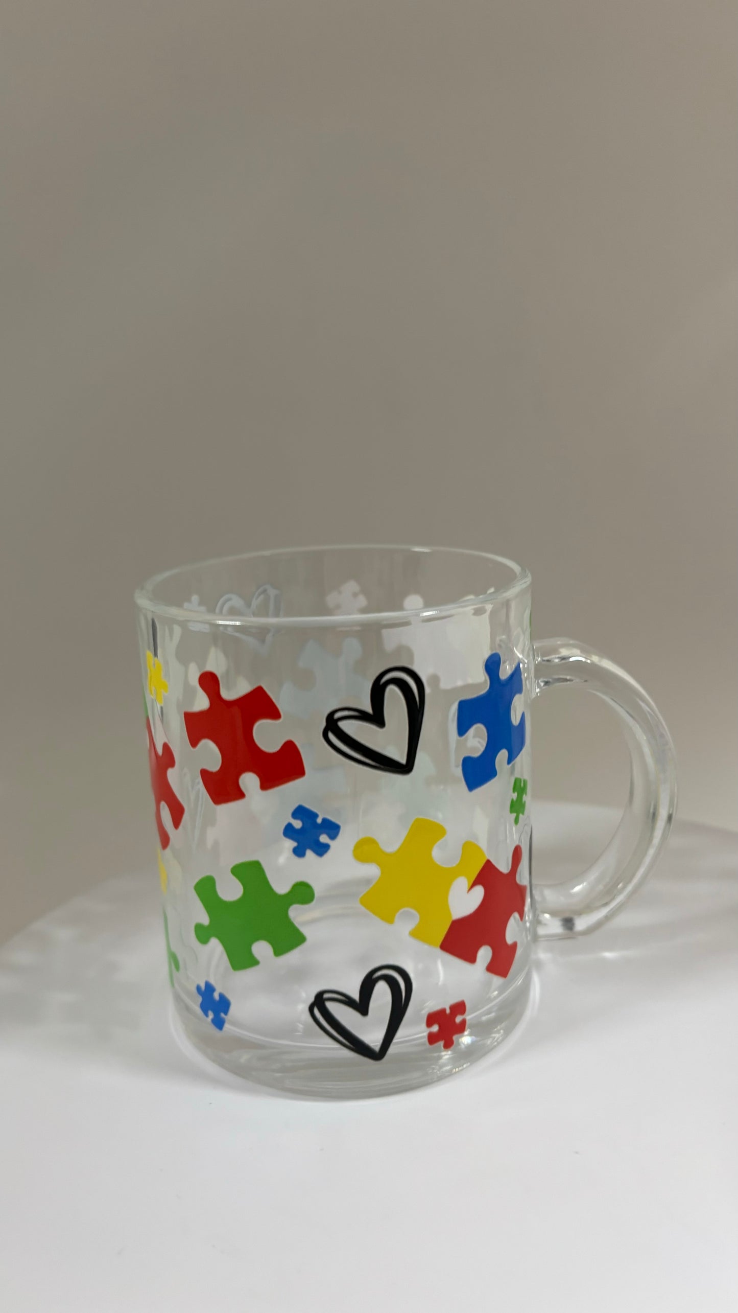 Custom Clear mugs 11oz