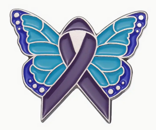 Suicide Awareness Ribbon Pin